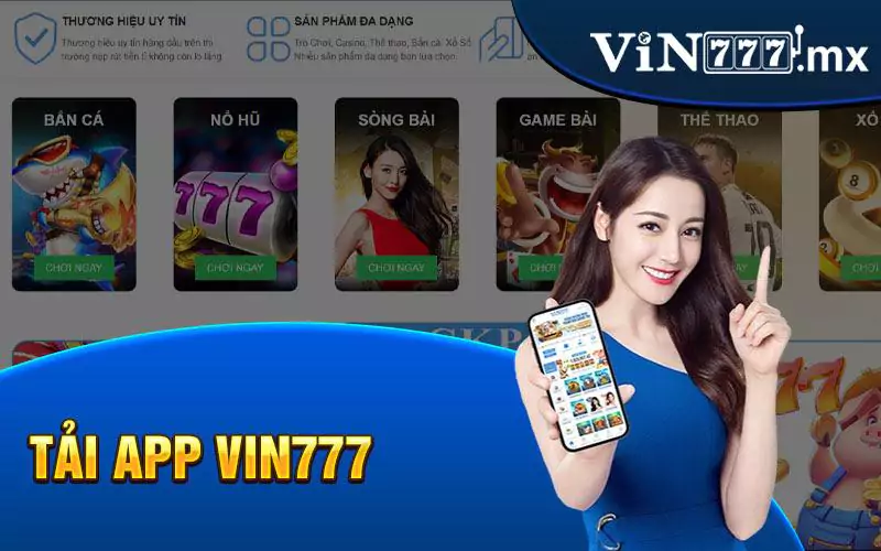 Hướng dẫn tải app Vin777